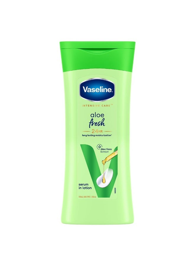 Vaseline Intensive Care Aloe Fresh Body Lotion 200 ml - Image 1